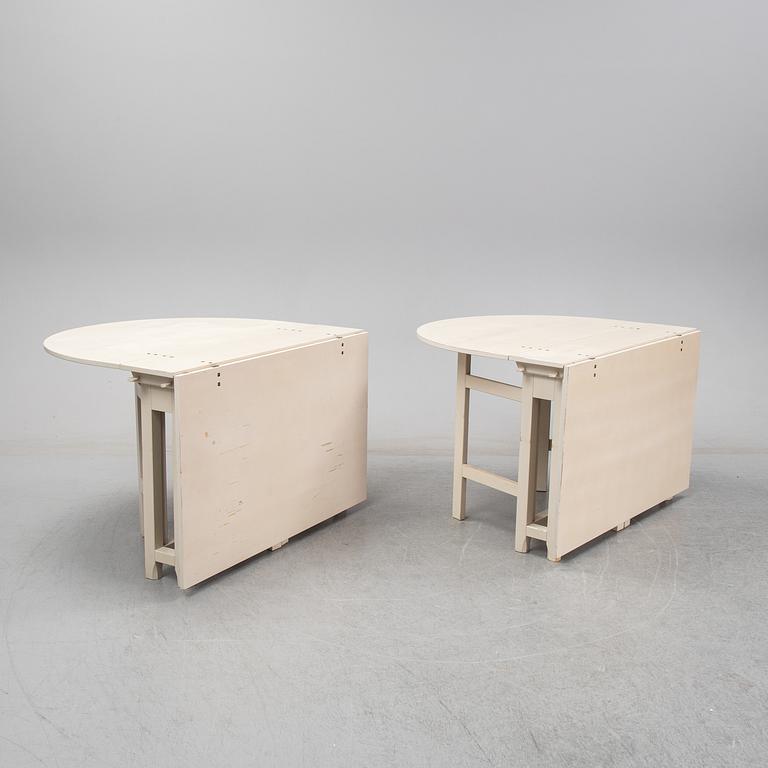 A 1990's pair of gate leg tables from IKEA.