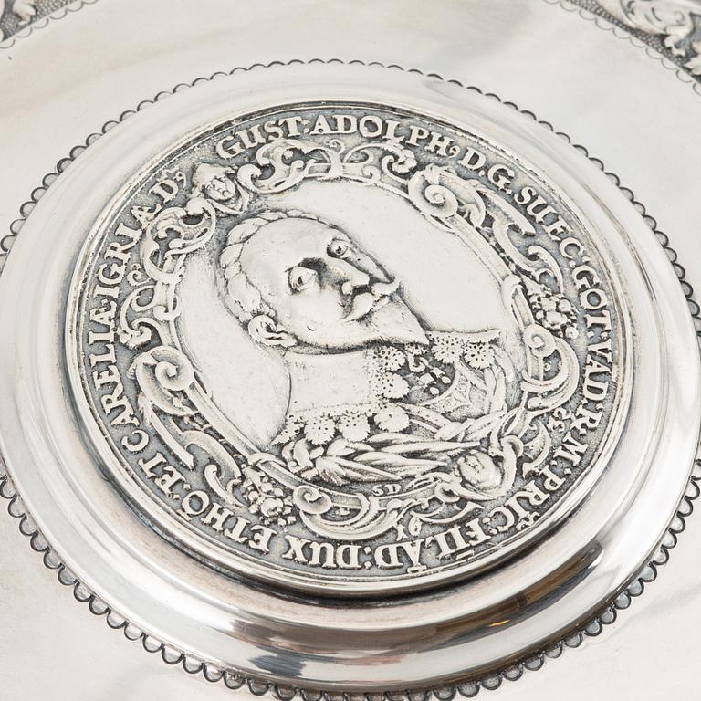 A silver Baroque style tankard, GAB, 1920.