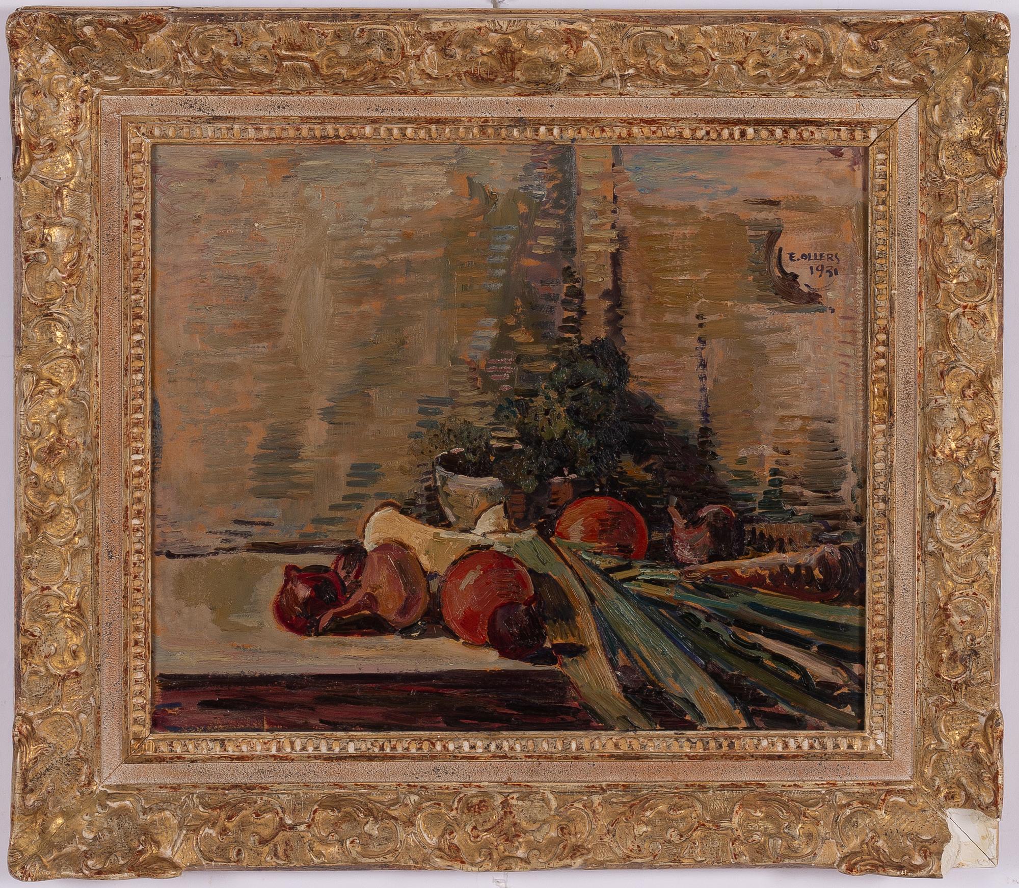 Edvin Ollers, Still Life with Jug.