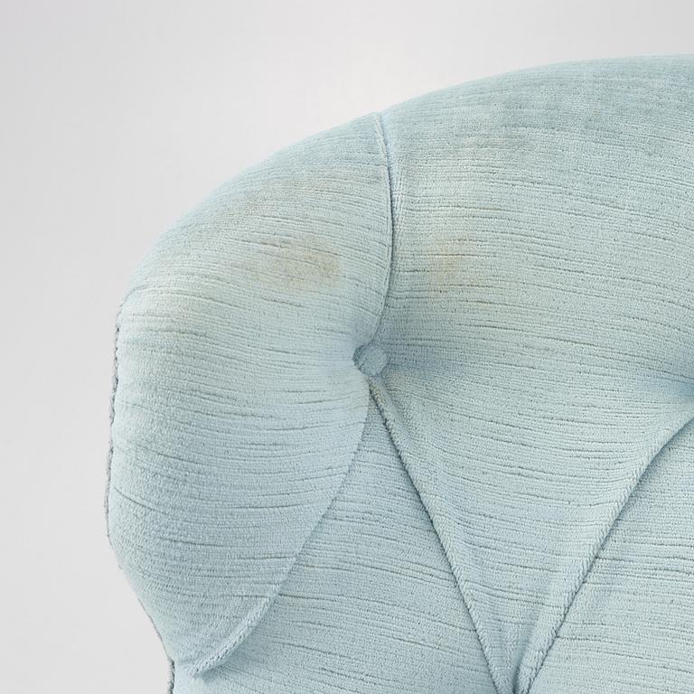 Kerstin Hörlin-Holmquist, an 'Onkel Adam' armchair, Triva series, Nordiska Kompaniet's workshops in Nyköping.