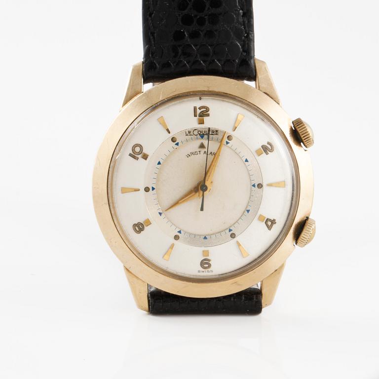 ARMBANDSUR, guld på stål med bakstycke i stål, Le Coultre.