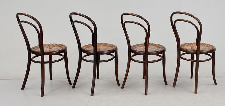 STOLAR, 4 st, Thonet, tidigt 1900-tal.