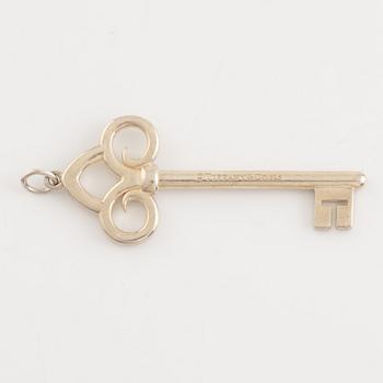 Tiffany & Co, hänge, i form av nyckel, sterlingsilver.