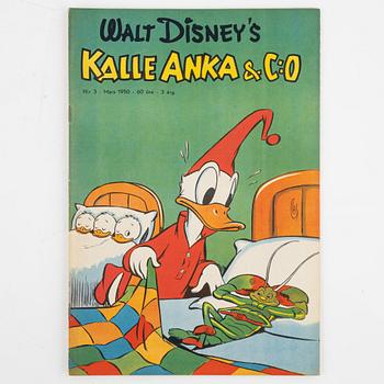 "Kalle Anka & Co", 14 st, komplett årgång 1950.