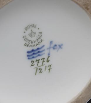 LAMPFOT, porslin, Kongl dansk.