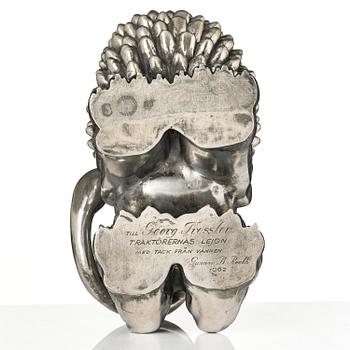 Anna Petrus, a pewter sculpture of a lion, Firma Svenskt Tenn, Stockholm, 1960.