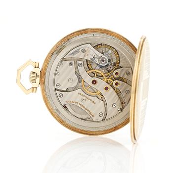 HERRFICKUR, guld 14K, International Watch Co, Schaffhausen. 1900-talets första hälft. Tot ca 66 gram.