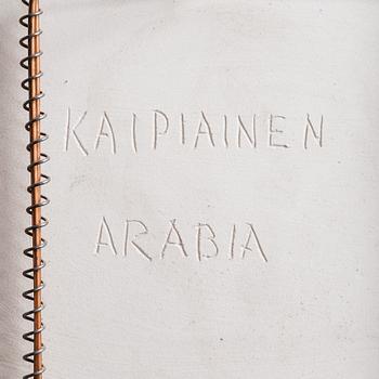 Birger Kaipiainen, a decorative ceramic plate signed Kaipiainen Arabia.