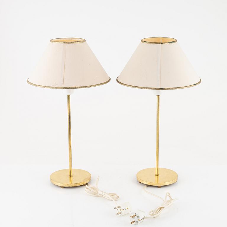 A pair of table lamps, Falkenbergs Belysning, secon half of the 20th Century.