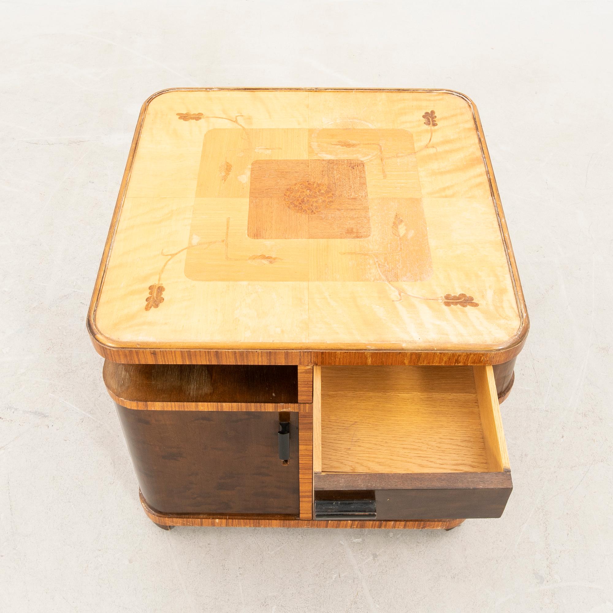 Smoking table, first half of the 20th century.