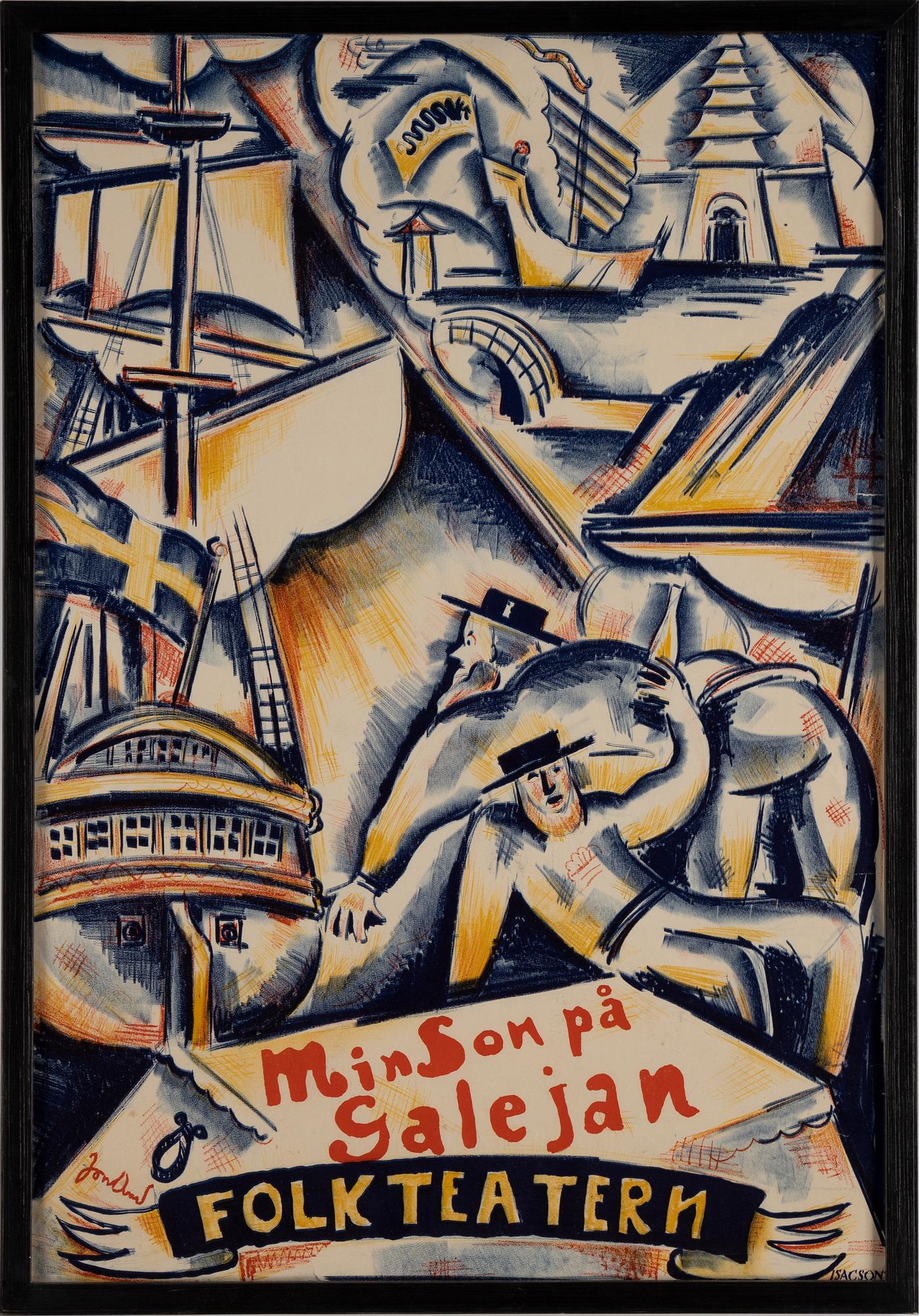 John Jon-And, affisch, 1920-tal.