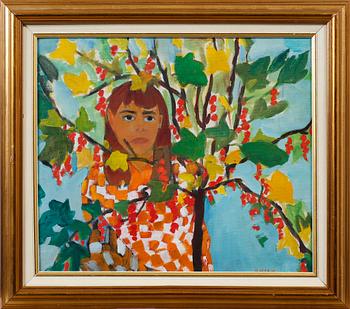 MONA HUSS WALLIN, olja på duk, signerad.