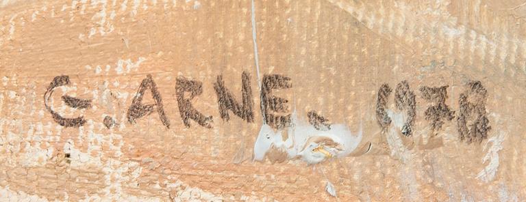 Gustav Arne, oil on canvas, signed, dated 1978.