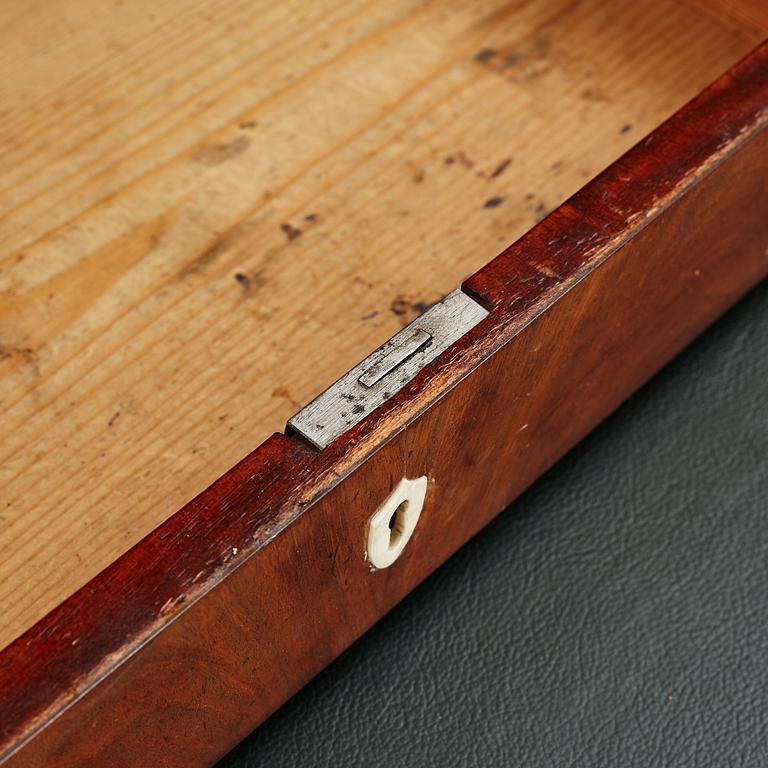 Desk with top section, Gustavian and style, circa 1790 and 1900.