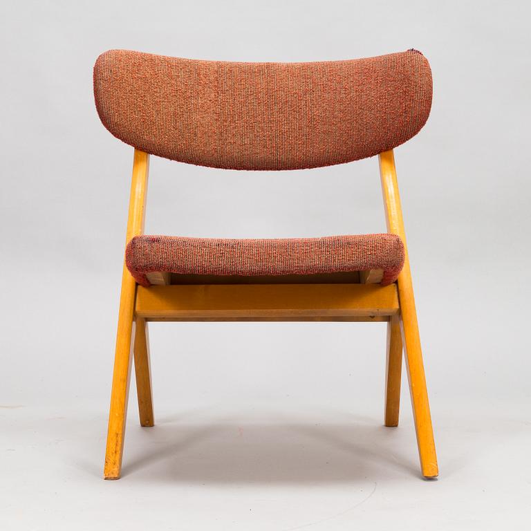 Ilmari Lappalainen, stol, "Bambino" modell 2429, Asko 1900-talets mitt.