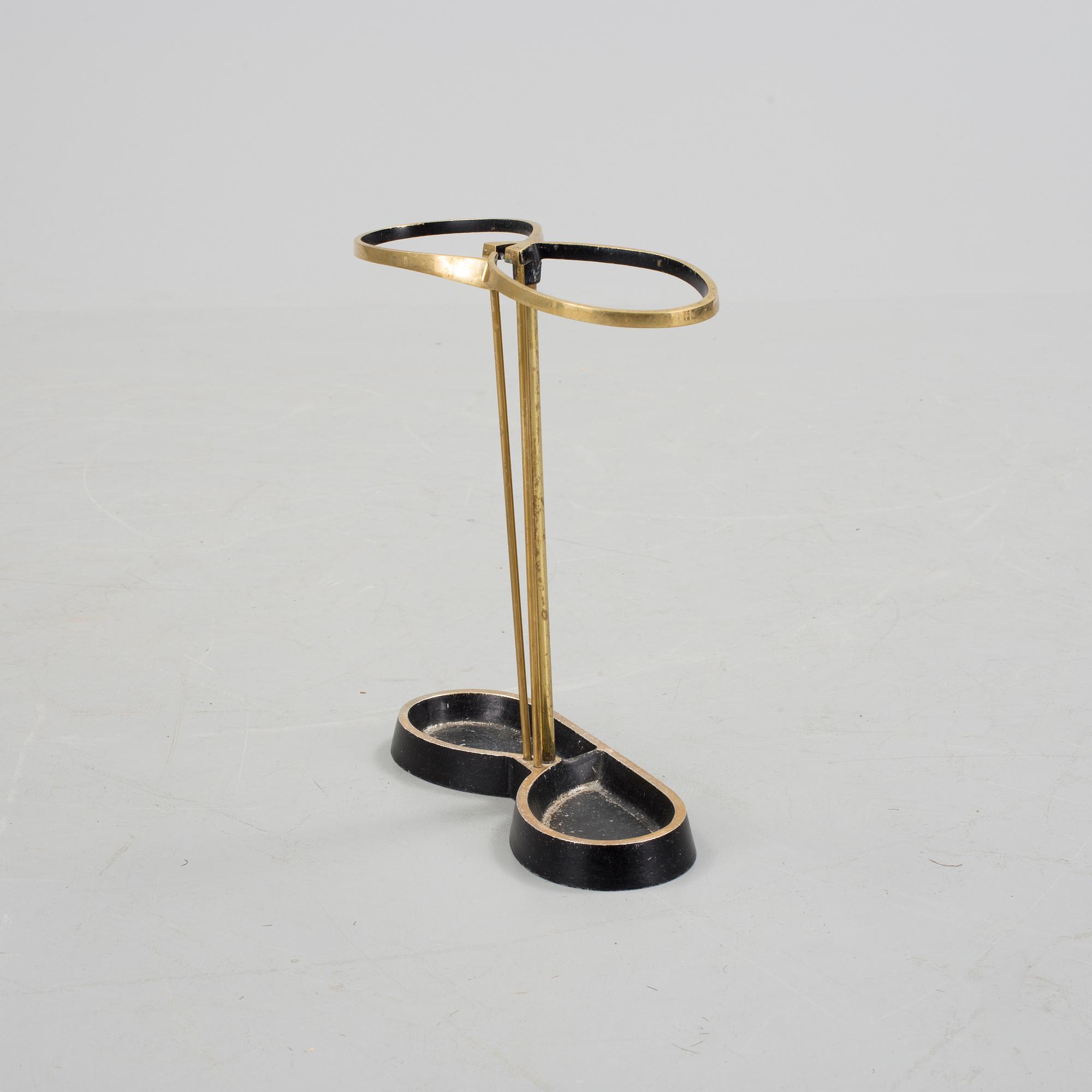A mid 20th century brass umbrella stand Germany.