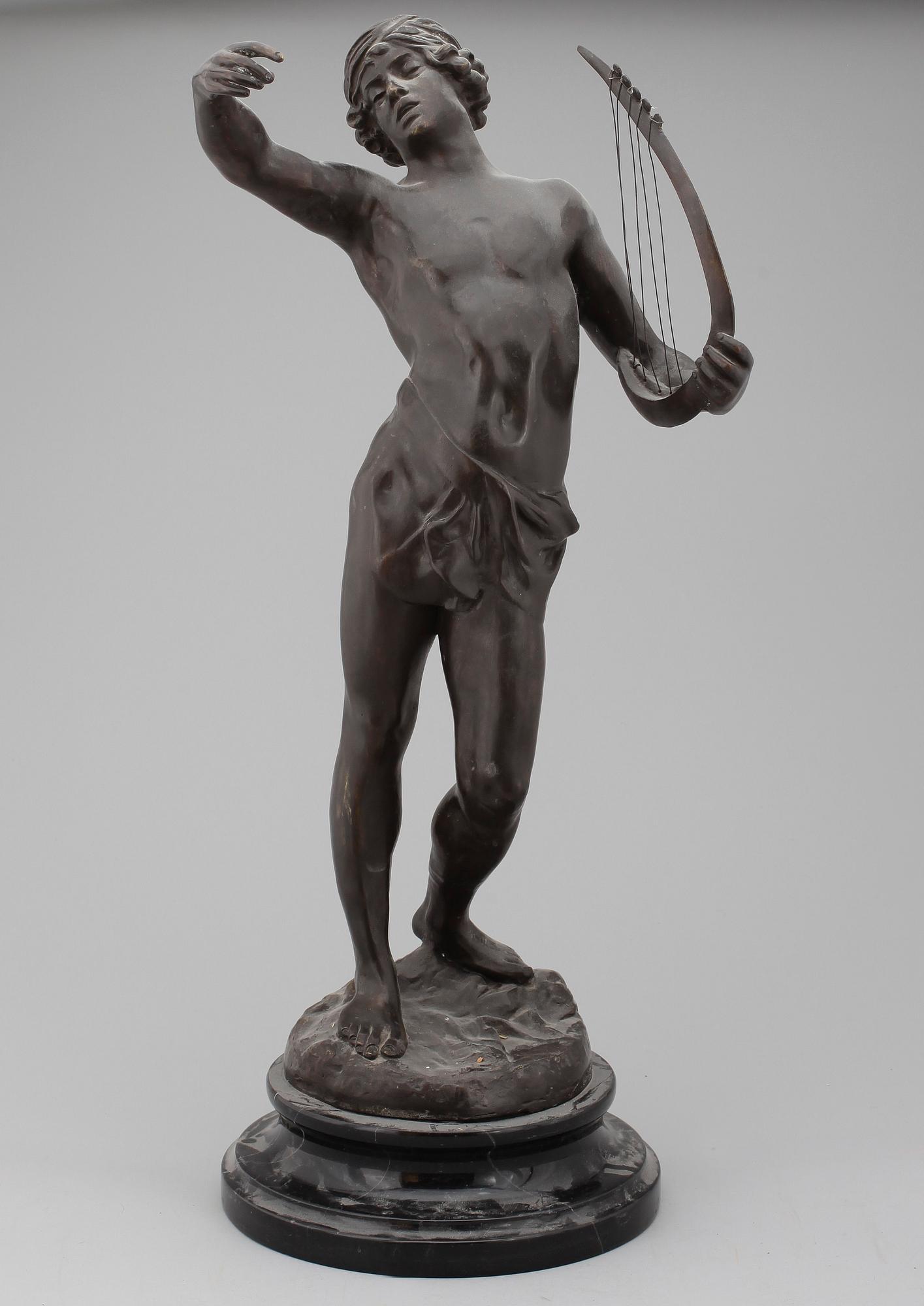 GEORGE BAREAU, efter, skulptur, brons, 1900-talets andra hälft.