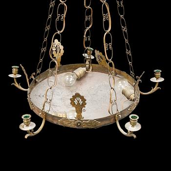 An 20th century empire style ceiling light.