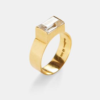 93. Wiwen Nilsson, ring, Lund 1964, 18K.