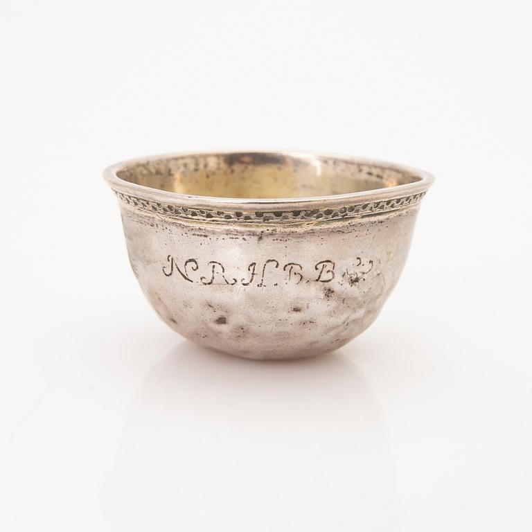 Tumbler, silver, Christian Dalbeck (active 1716–1721), Kristianstad.
