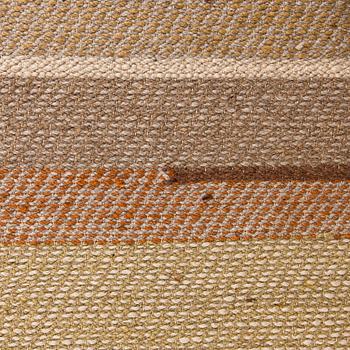 A 1930s finnish flat weave carpet, approximately 430 x 270 cm.