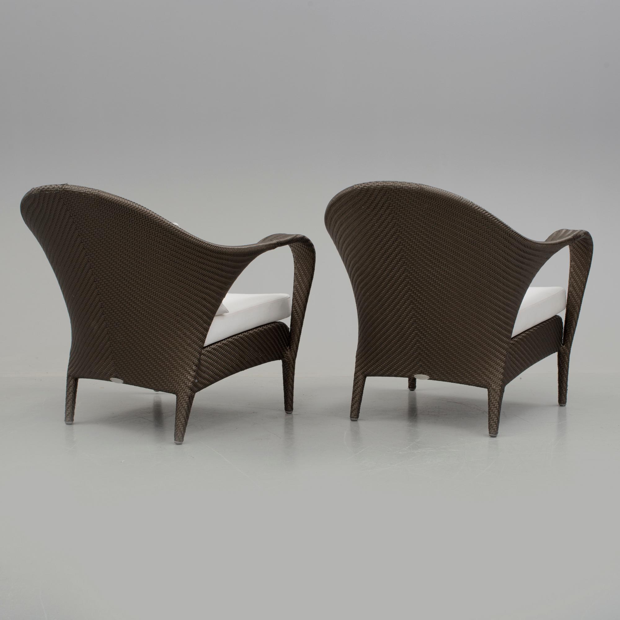 TRÄDGÅRDSMÖBLEMANG, 4 delar, "Tango", Richard Frinier, Dedon.