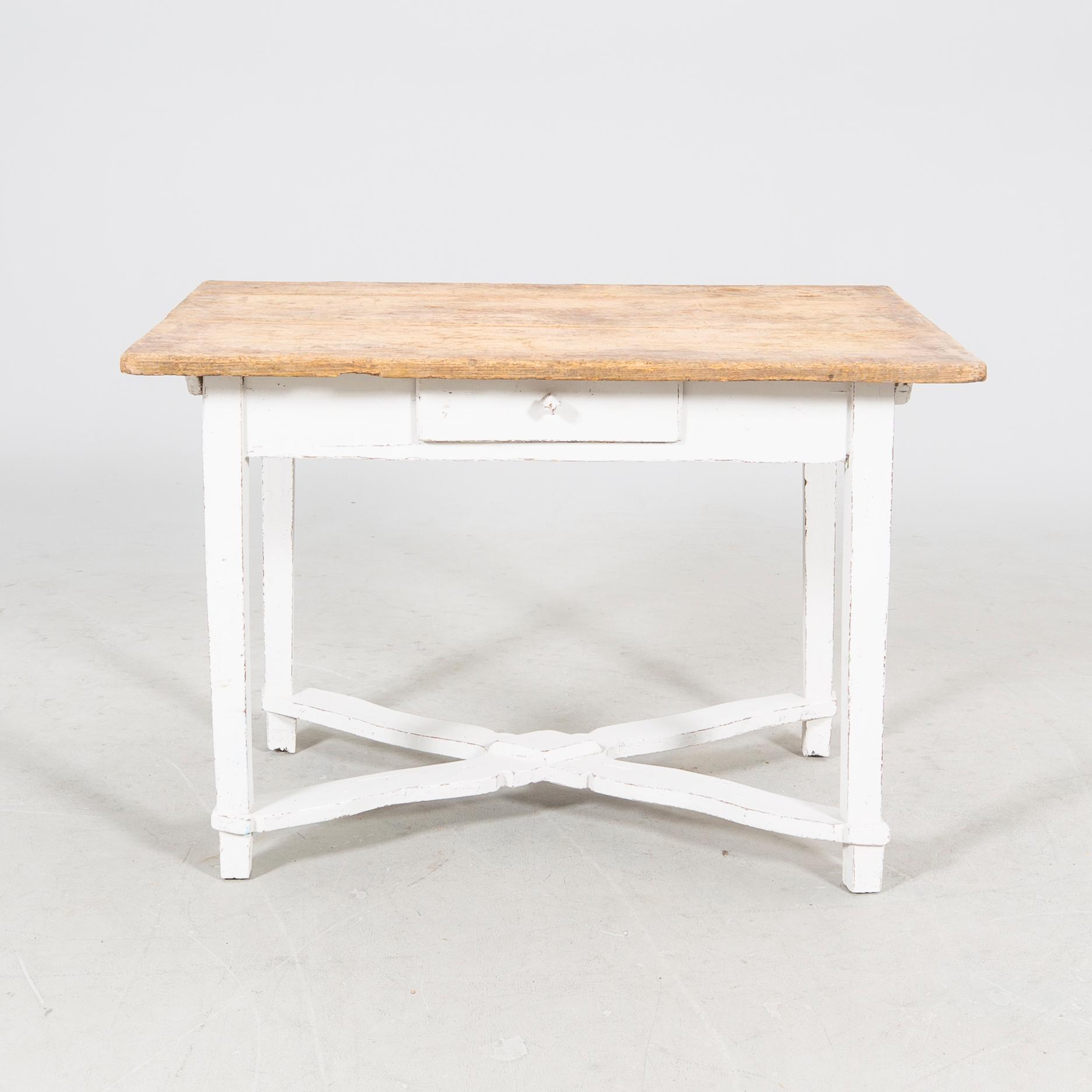 A wooden table first half of the 20th century.