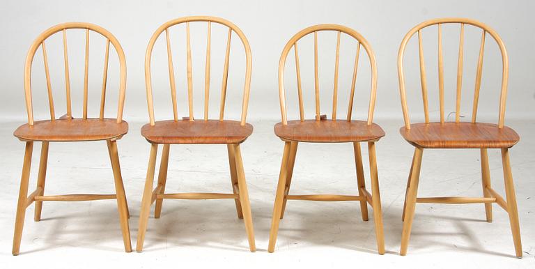 STOLAR, 2 + 2 st, AB Nässjö Stolfabrik, resp Edsbyverken, 1950-tal.