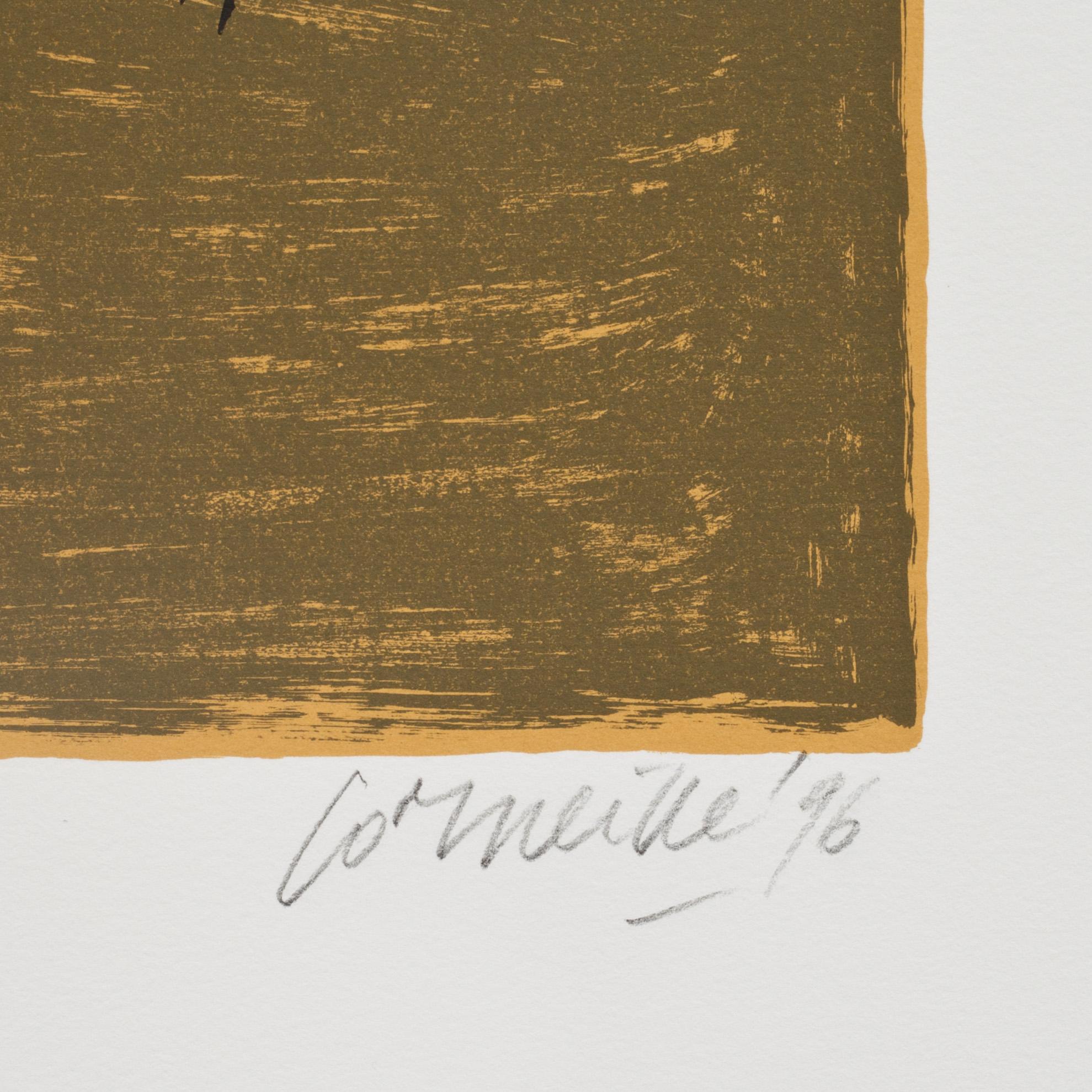 BEVERLOO CORNEILLE, två serigrafier varav en i färg, signerade och numrerade V/XXV.