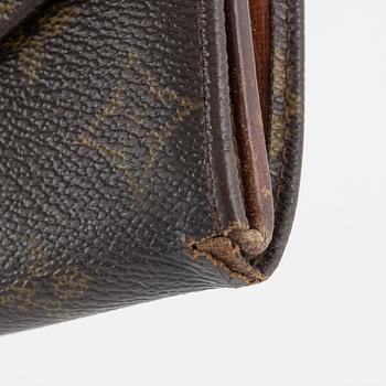 Louis Vuitton, väska, "Cartouchière", samt plånbok, 1970-tal.