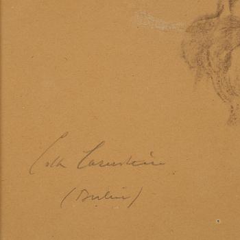 Lotte Laserstein, Two self-portrait studies.