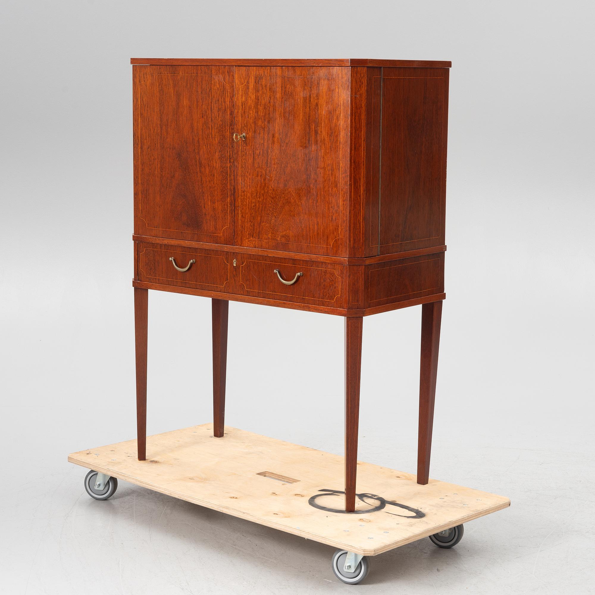 Bar cabinet, AB Förenade Möbler, Linköping, 1940s/50s.