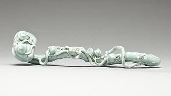 SCEPTER, porslin. Kina, Qianlongs märke.