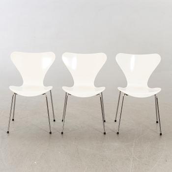 ARNE JACOBSEN, 6 st "Sjuan"  Fritz Hansen, Danmark.