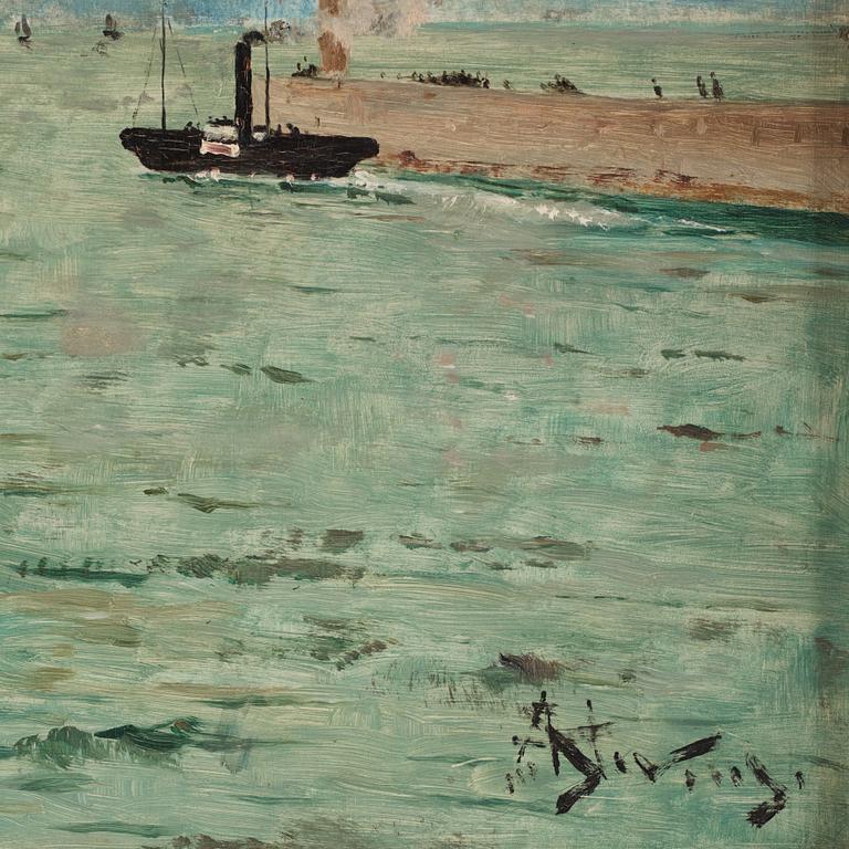 Alfred Emile Léopold Stevens, Båtar till sjöss.