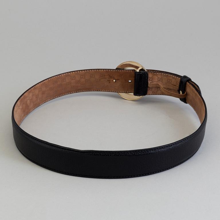 a belt by Gucci.