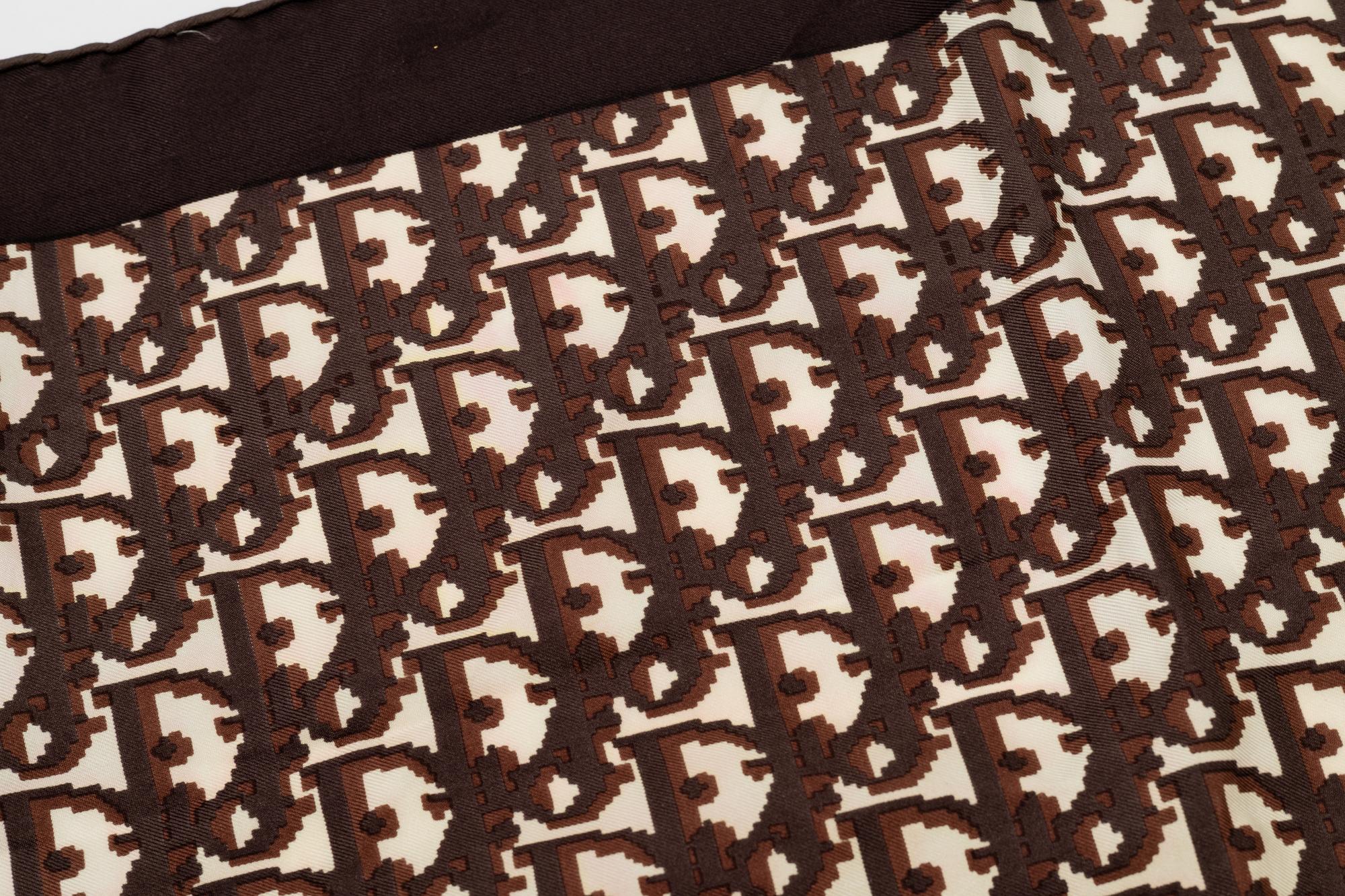 Christian Dior, a silk scarf.