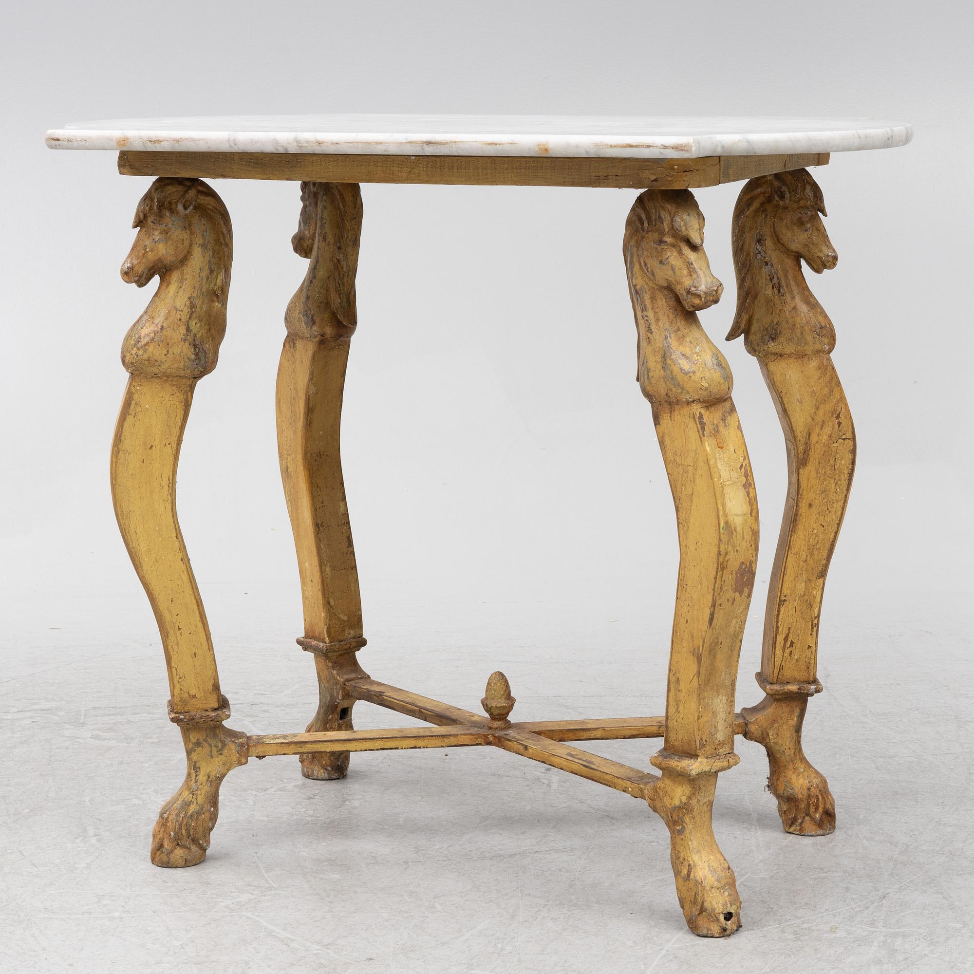 A table, possibly southern Europe,  around 1900.