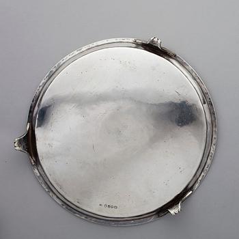 BRICKA, silver, sterling silver, London 1810. Vikt ca 490 g.