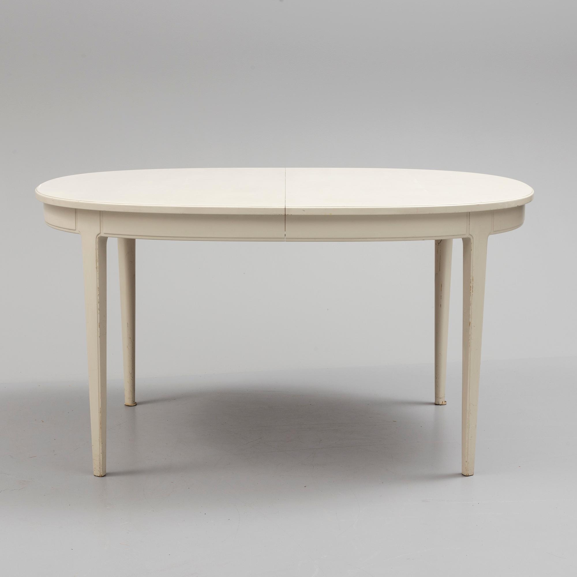 A 'Herrgården' table by Carl Malmsten, Bodafors, 1961.