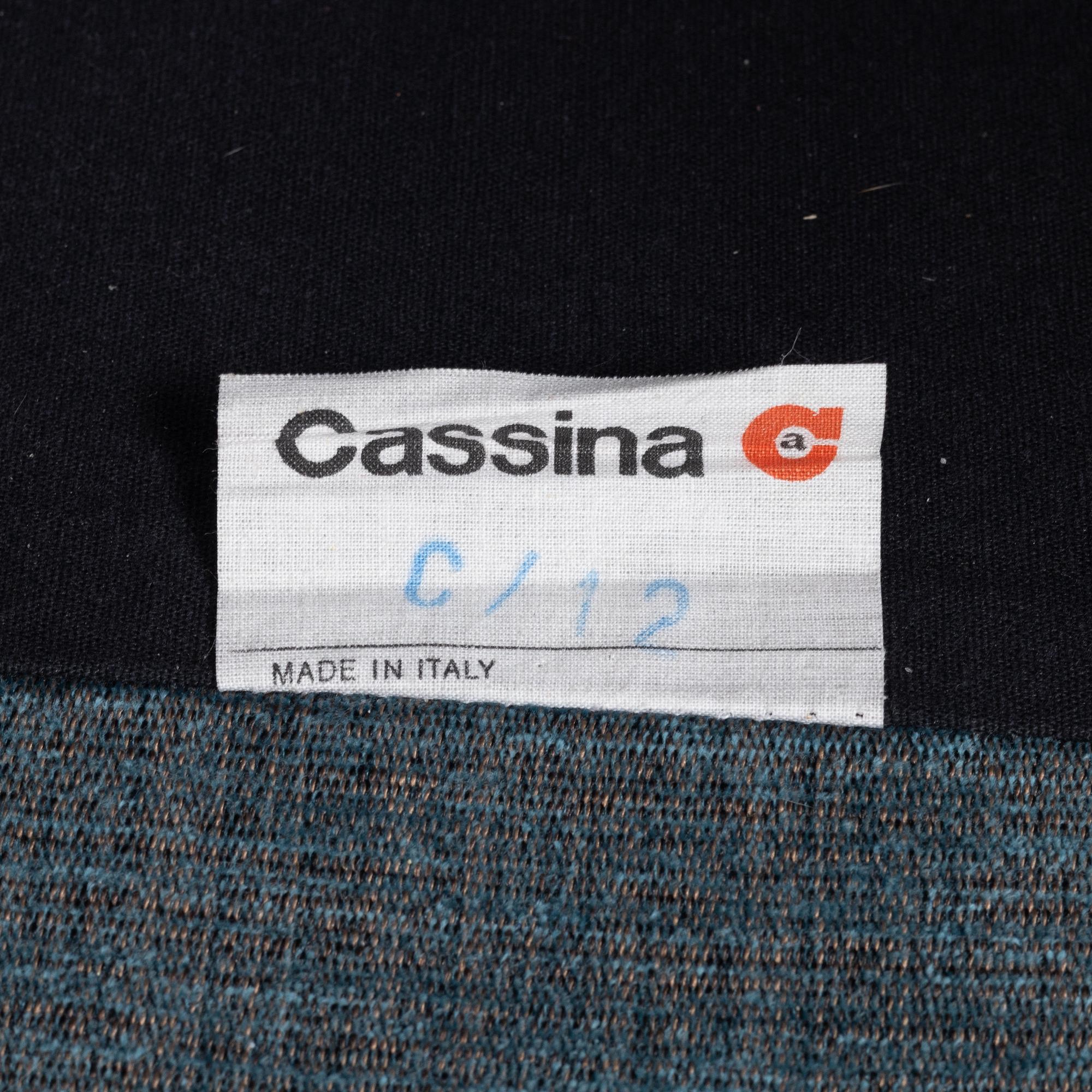 Vico Magistretti, fåtölj, "Maralunga", Cassina, Italien.