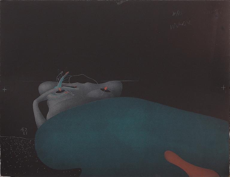 PAUL WUNDERLICH, litografier, 11 st, sign.