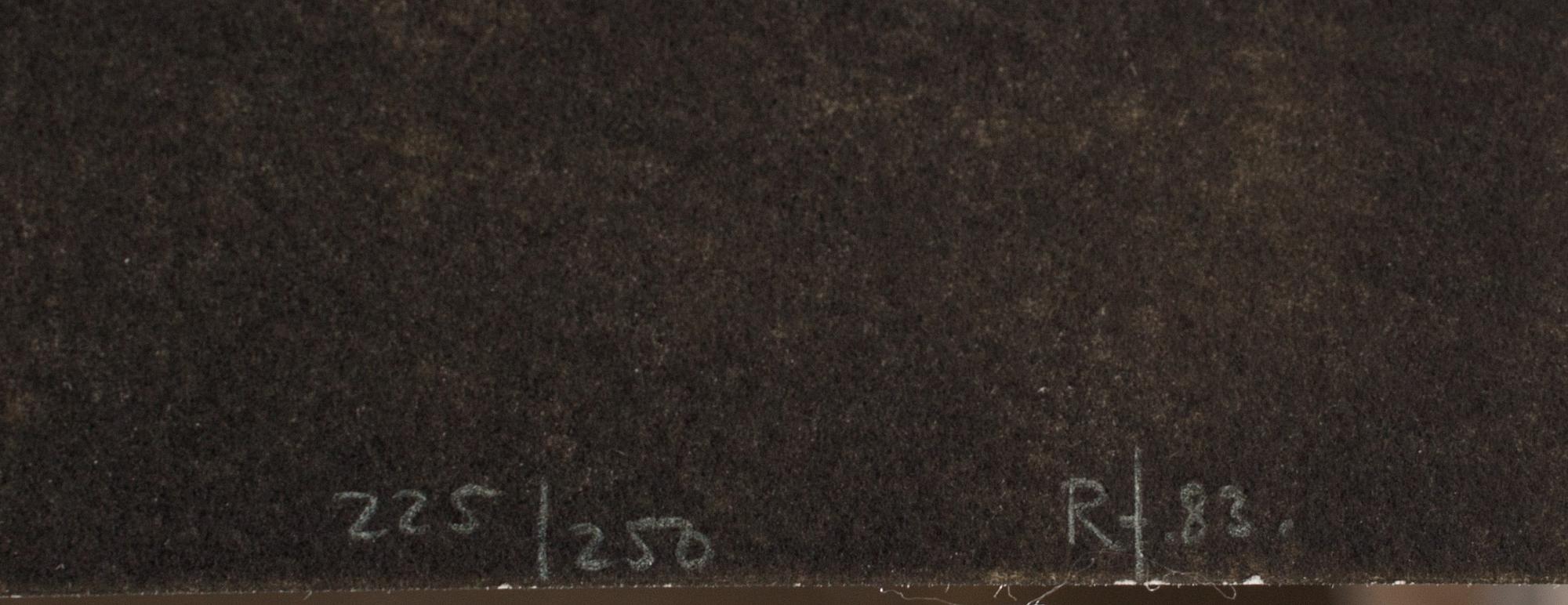 ROJ FRIBERG, färglitografi, monogramsignerad, daterad 83 och numrerad 225/250.