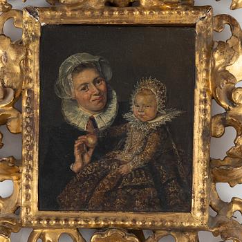 Paulus Moreelse, efter, Mor och barn, 1800-tal.