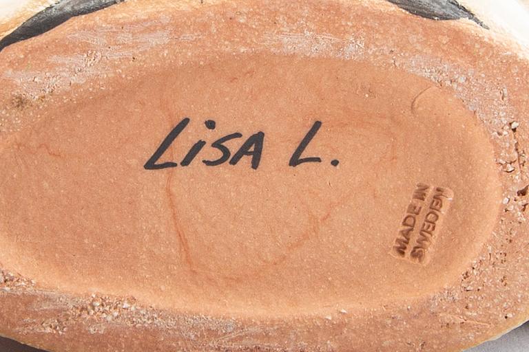 LISA LARSON, a ceramic candle stick Gustasvberg later part of the 20th century.