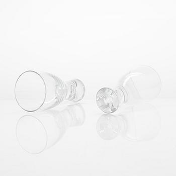 Tapio Wirkkala, glasservis "Tapio", 27 delar modell 2101. Iittala.