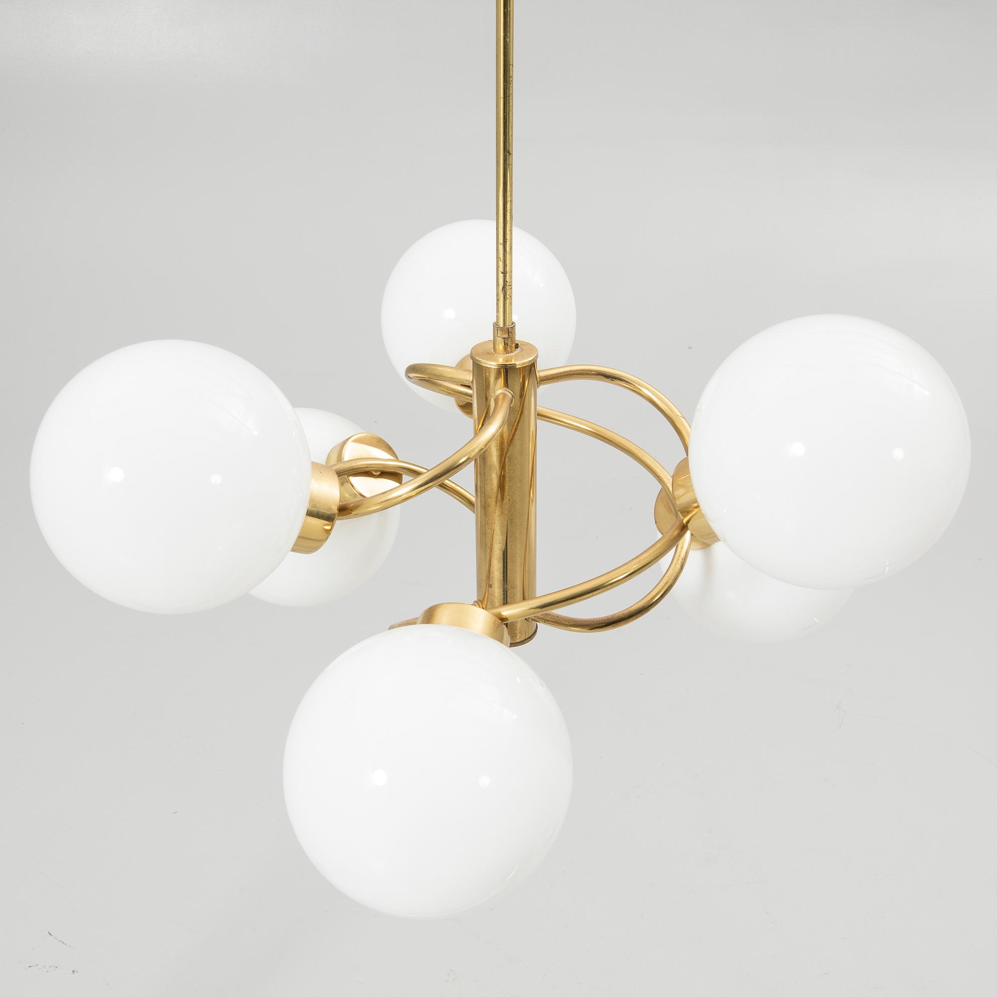 Ceiling lamp, second half of the 20th century.