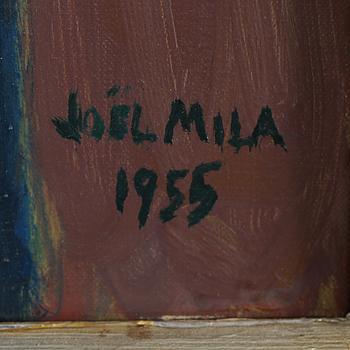 JOEL MILA, olja på duk, signerad samt daterad 1955.