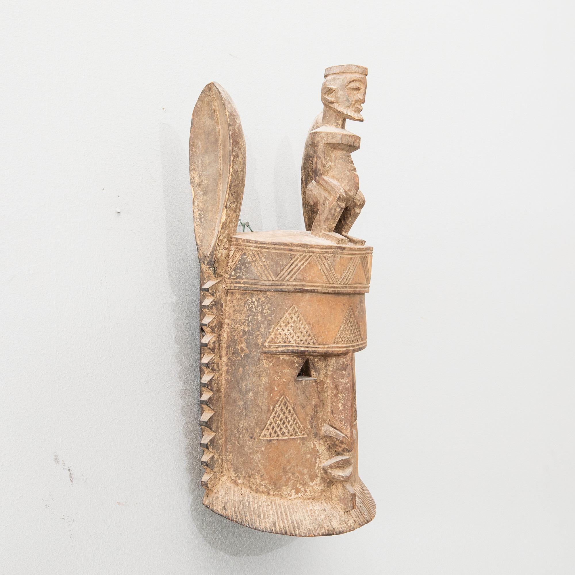 Dansmask Dogon Afrika 1900-tal.