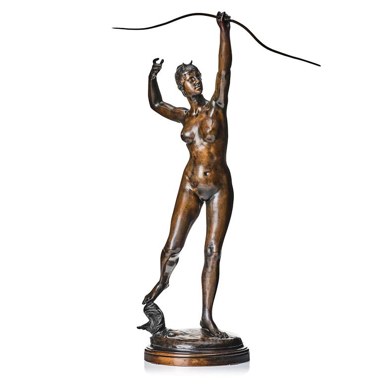 Alexandre Falguière, The hunting goddess Diana.
